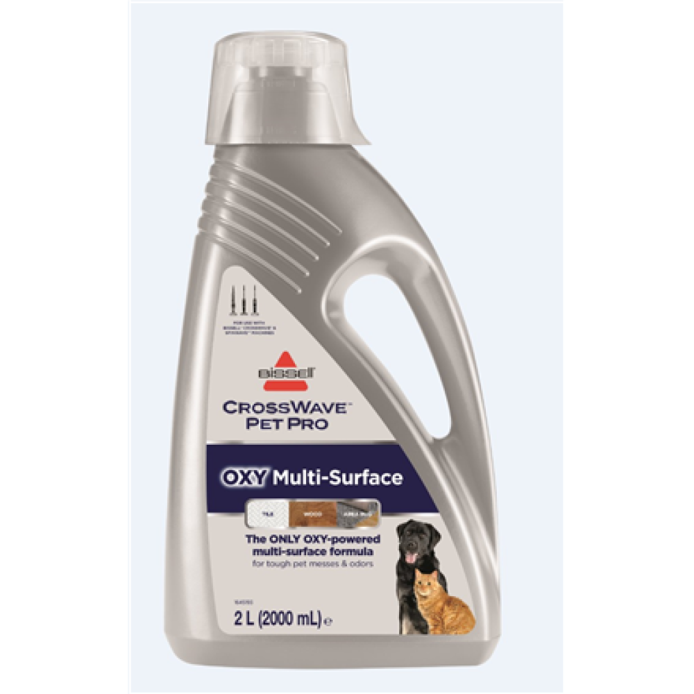 Bissell , CrossWave Pet Pro Oxy Multi-surface formula Cleaning Solution, 2 L