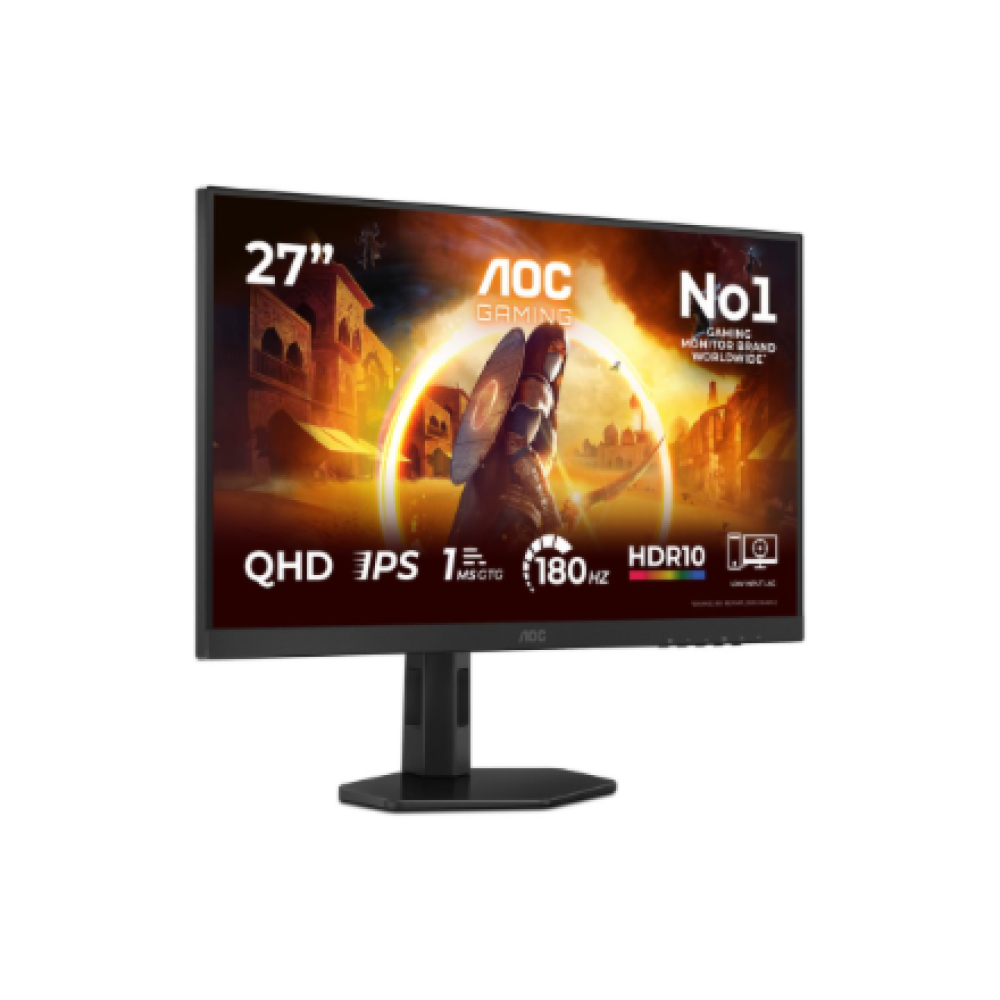 AOC , Q27G4XF , 27 , IPS , 16:9 , 180 Hz , 1 ms , 2560 x 1440 pixels , 300 cd/m² , HDMI ports quantity 1 , Black , Warranty 36 month(s)