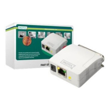Digitus , Fast Ethernet Print Server, 1-Port 1x RJ45, 1x DB-36-pin male Centronics , DN-13001-1 , White