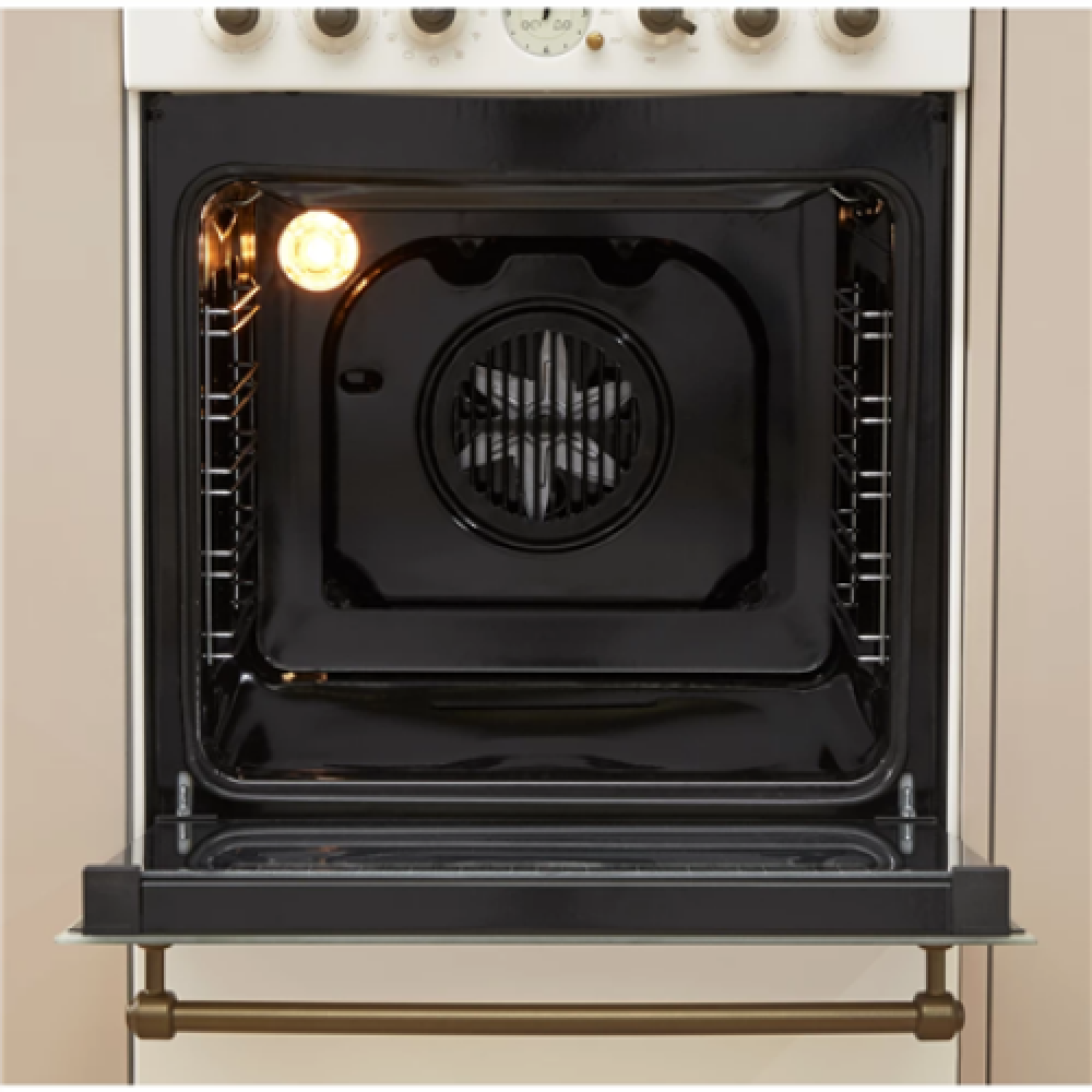 INDESIT Cooker , IS5G8MHJ/E/1 , Hob type Gas , Oven type Electric , Jasmine , Width 50 cm , Grilling , Depth 60 cm , 60 L