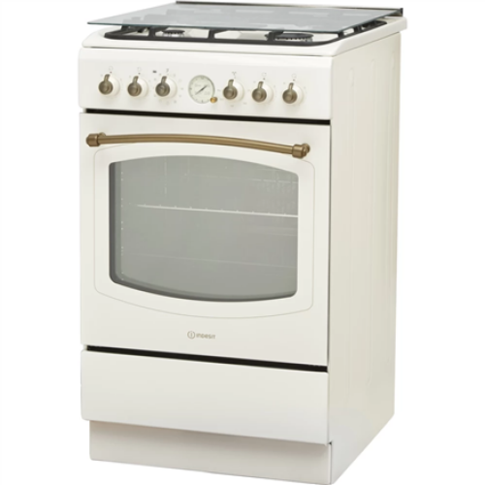 INDESIT Cooker , IS5G8MHJ/E/1 , Hob type Gas , Oven type Electric , Jasmine , Width 50 cm , Grilling , Depth 60 cm , 60 L