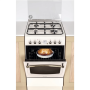 INDESIT Cooker , IS5G8MHJ/E/1 , Hob type Gas , Oven type Electric , Jasmine , Width 50 cm , Grilling , Depth 60 cm , 60 L
