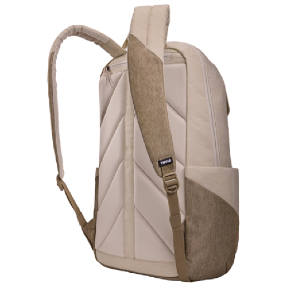 Thule , Lithos , Backpack 20L , Fits up to size 16 , Laptop backpack , Pelican Gray/Faded Khaki