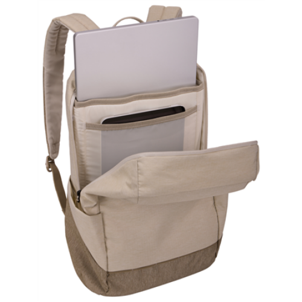 Thule , Lithos , Backpack 20L , Fits up to size 16 , Laptop backpack , Pelican Gray/Faded Khaki