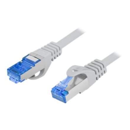 Lanberg , Patchcord Cat.6A S/FTP LSZH CCA , PCF6A-10CC-1000-S , 10 m , Grey