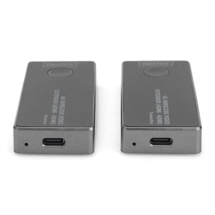 Digitus , 4K Wireless Video Extender, 30 m (HDMI - HDMI) , DS-55323 , Black/Silver