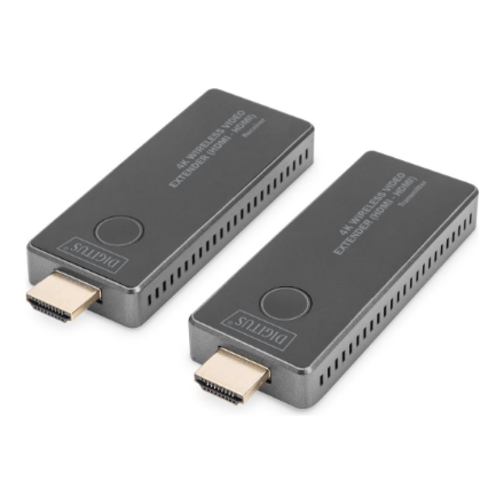Digitus , 4K Wireless Video Extender, 30 m (HDMI - HDMI) , DS-55323 , Black/Silver