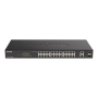 D-Link , DGS-1100 Series Gigabit Smart Managed Switches , DGS-1100-26MPV2 , Managed L2 , Desktop/Rackmountable , 10/100 Mbps (RJ-45) ports quantity , 1 Gbps (RJ-45) ports quantity , SFP ports quantity , PoE ports quantity , PoE+ ports quantity , Power sup