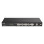 D-Link , DGS-1100 Series Gigabit Smart Managed Switches , DGS-1100-26MPV2 , Managed L2 , Desktop/Rackmountable , 10/100 Mbps (RJ-45) ports quantity , 1 Gbps (RJ-45) ports quantity , SFP ports quantity , PoE ports quantity , PoE+ ports quantity , Power sup