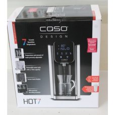 SALE OUT. Caso 01875 HOT 7 Turbo Hot water dispenser, Capacity 2.7 L, Black/Stainless Steel , SALE OUT. Caso Turbo Hot Water Dispenser , Hot7 , Water Dispenser , 2200 W , 2.7 L , Plastic/Stainless Steel , Black/Stainless Steel , UNPACKED, USED