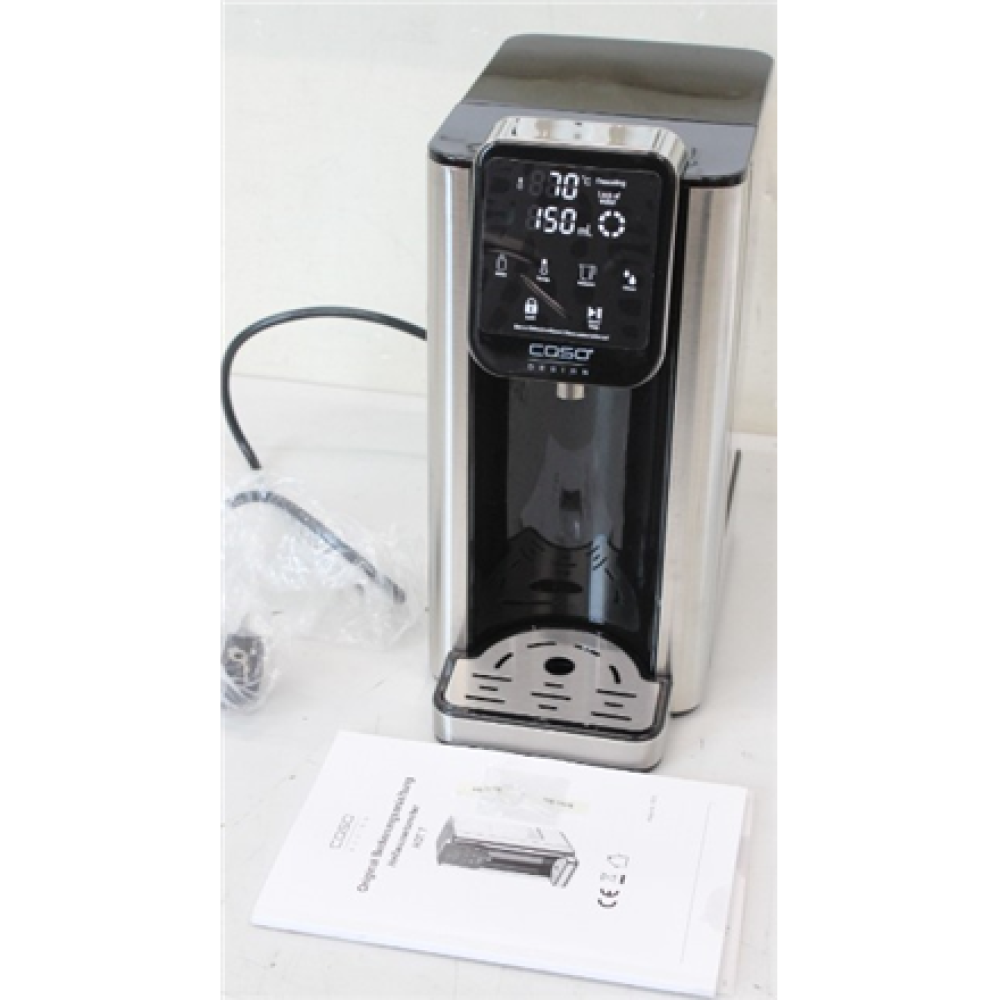 SALE OUT. Caso 01875 HOT 7 Turbo Hot water dispenser, Capacity 2.7 L, Black/Stainless Steel , SALE OUT. Caso Turbo Hot Water Dispenser , Hot7 , Water Dispenser , 2200 W , 2.7 L , Plastic/Stainless Steel , Black/Stainless Steel , UNPACKED, USED