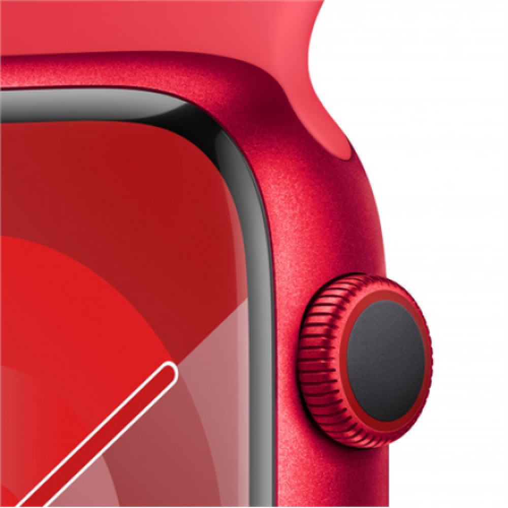 Apple Apple Watch Series 9 GPS + Cellular 45mm (PRODUCT)RED Aluminium Case with (PRODUCT)RED Sport Band - M/L Apple Watch Series 9 Smart watch GPS (satellite) Retina LTPO OLED 45mm Waterproof