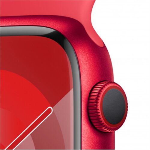 Apple Apple Watch Series 9 GPS + Cellular 45mm (PRODUCT)RED Aluminium Case with (PRODUCT)RED Sport Band - M/L Apple Watch Series 9 Smart watch GPS (satellite) Retina LTPO OLED 45mm Waterproof