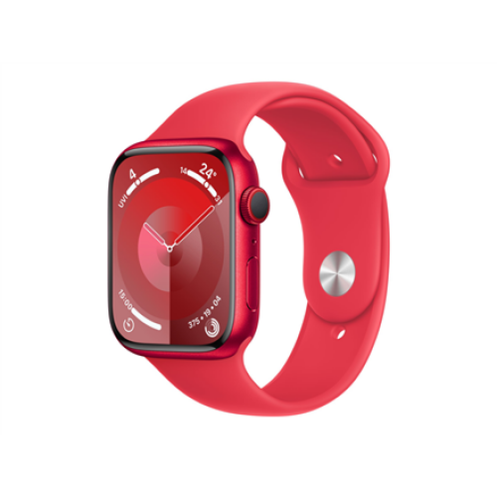 Apple Apple Watch Series 9 GPS + Cellular 45mm (PRODUCT)RED Aluminium Case with (PRODUCT)RED Sport Band - M/L Apple Watch Series 9 Smart watch GPS (satellite) Retina LTPO OLED 45mm Waterproof