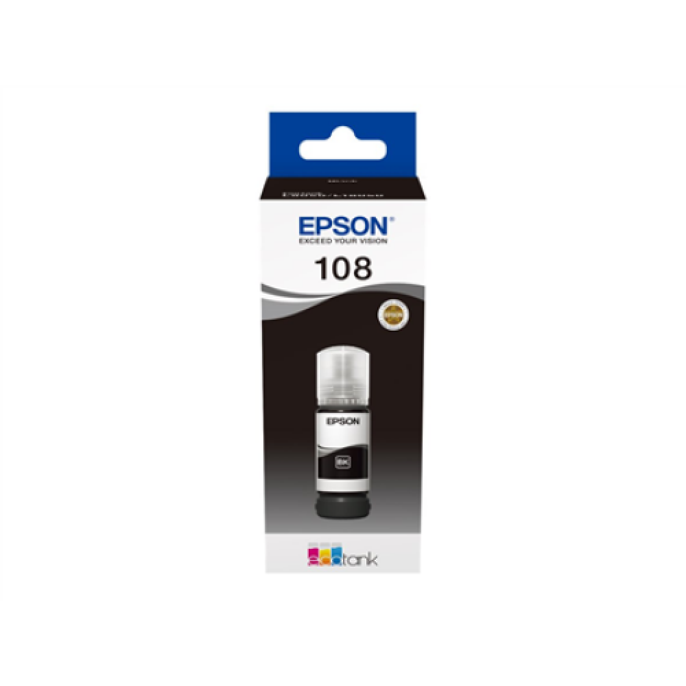 Epson 108 EcoTank , Ink Bottle , Black