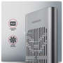 AXAGON USB-C 20Gbps Dual M.2 NVMe SSD CLONE MASTER Enclosure , EEM2-20GD