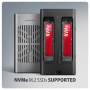 AXAGON USB-C 20Gbps Dual M.2 NVMe SSD CLONE MASTER Enclosure , EEM2-20GD