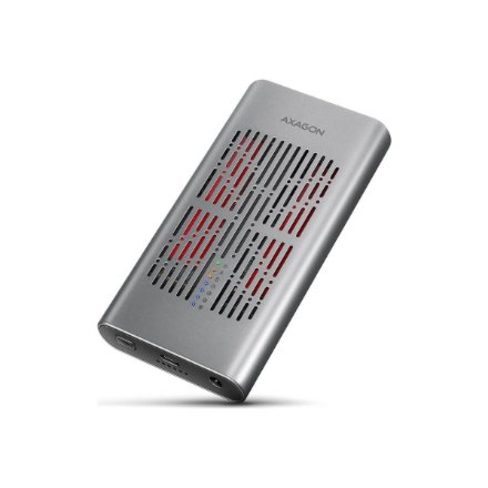 AXAGON USB-C 20Gbps Dual M.2 NVMe SSD CLONE MASTER Enclosure , EEM2-20GD