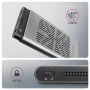 AXAGON USB-C 20Gbps Dual M.2 NVMe SSD CLONE MASTER Enclosure , EEM2-20GD