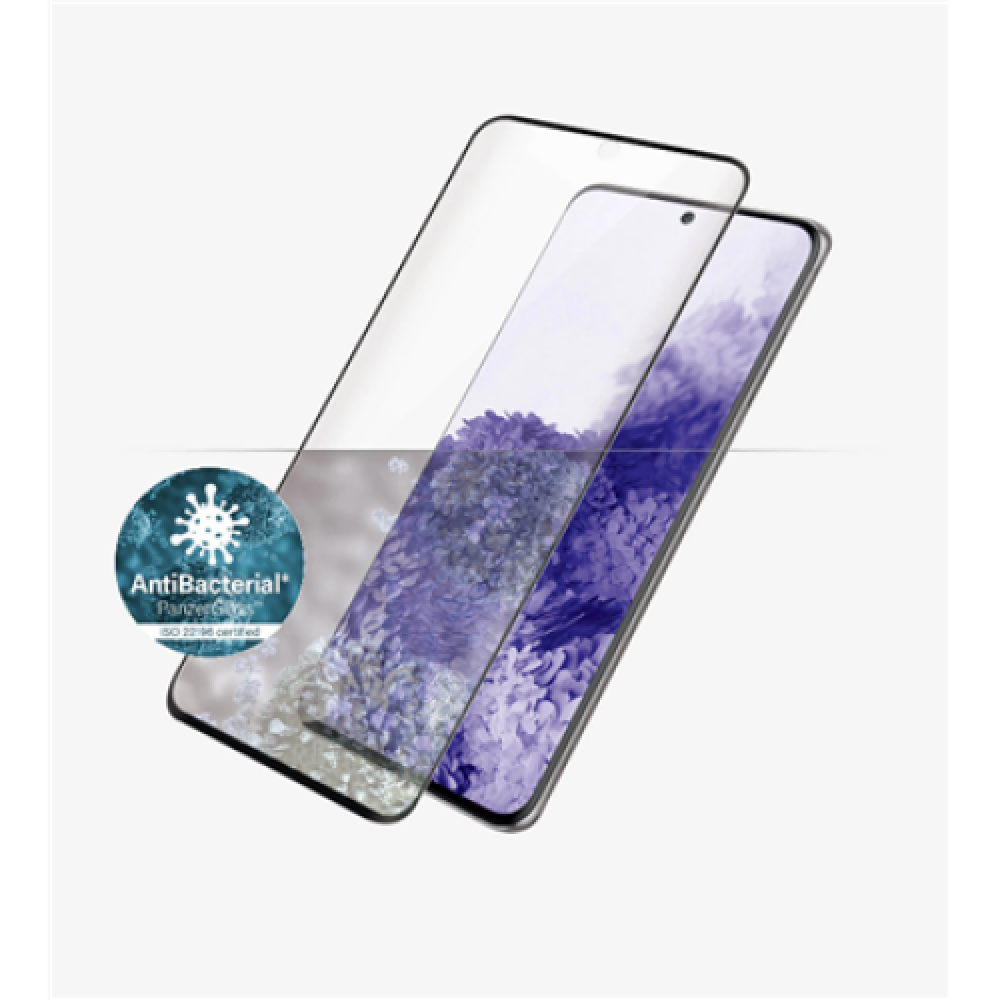 PanzerGlass , Samsung , Galaxy S21 Ultra Series , Antibacterial glass , Black , Case Friendly, Compatible with the in-screen fingerprint reader , Antifingerprint screen protector