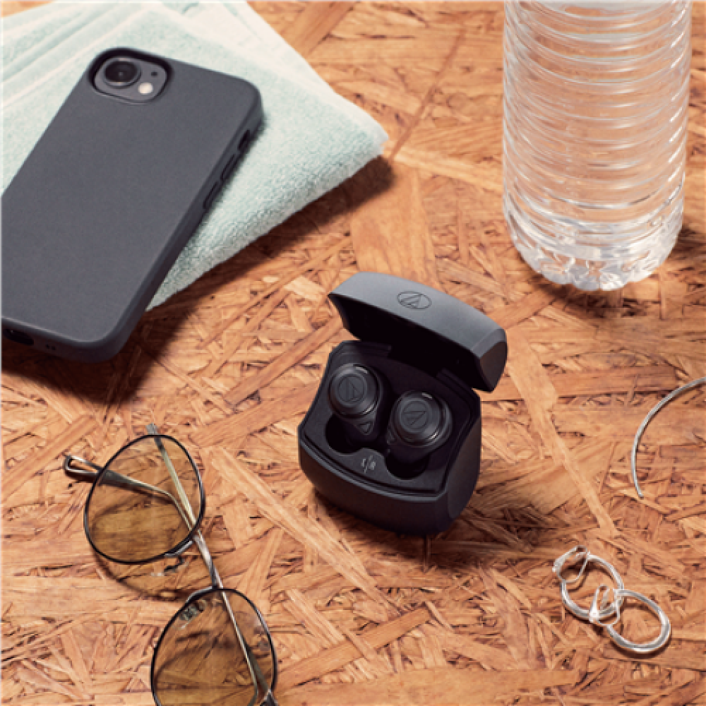 Audio Technica Wireless Earbuds ATH-CKS50TW Built-in microphone, In-ear, Noise canceling, Bluetooth, Black