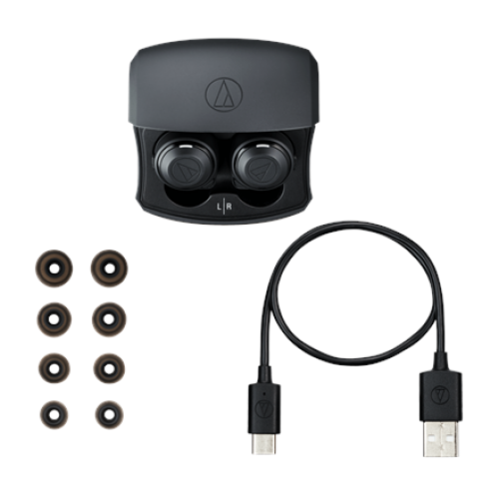 Audio Technica Wireless Earbuds ATH-CKS50TW Built-in microphone, In-ear, Noise canceling, Bluetooth, Black