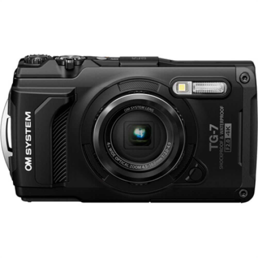 Olympus Digital Camera TG-7 12 MP ISO 12800 Display diagonal 3.0 Video recording Wi-Fi TTL iESP auto focus with contrast detection 1/2.33 CMOS Black