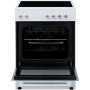 Simfer , Cooker (Power cable not included) , 6043SEDBB , Oven type Electric , White , Width 60 cm , Depth 60 cm