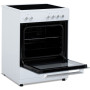 Simfer , Cooker (Power cable not included) , 6043SEDBB , Oven type Electric , White , Width 60 cm , Depth 60 cm