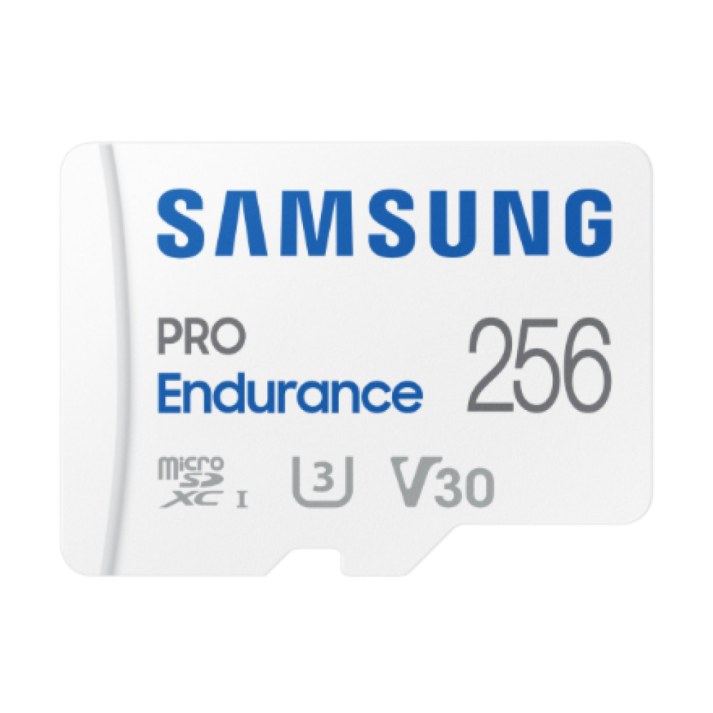 Samsung , PRO Endurance , MB-MJ256KA/EU , 256 GB , MicroSD Memory Card , Flash memory class U3, V30, Class 10 , SD adapter