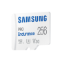 Samsung , PRO Endurance , MB-MJ256KA/EU , 256 GB , MicroSD Memory Card , Flash memory class U3, V30, Class 10 , SD adapter