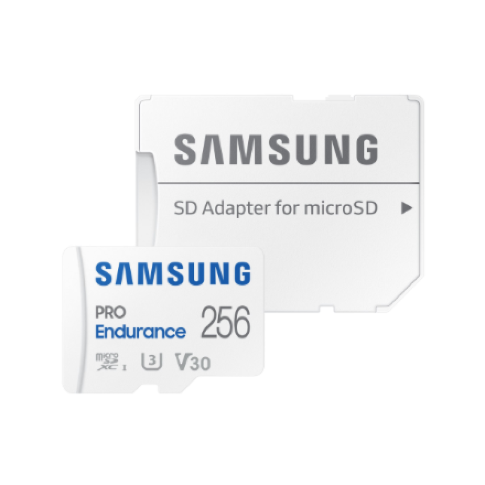 Samsung , PRO Endurance , MB-MJ256KA/EU , 256 GB , MicroSD Memory Card , Flash memory class U3, V30, Class 10 , SD adapter