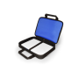 PORT DESIGNS , HANOI II Clamshell , Laptop case , Notebook , Black , Shoulder strap