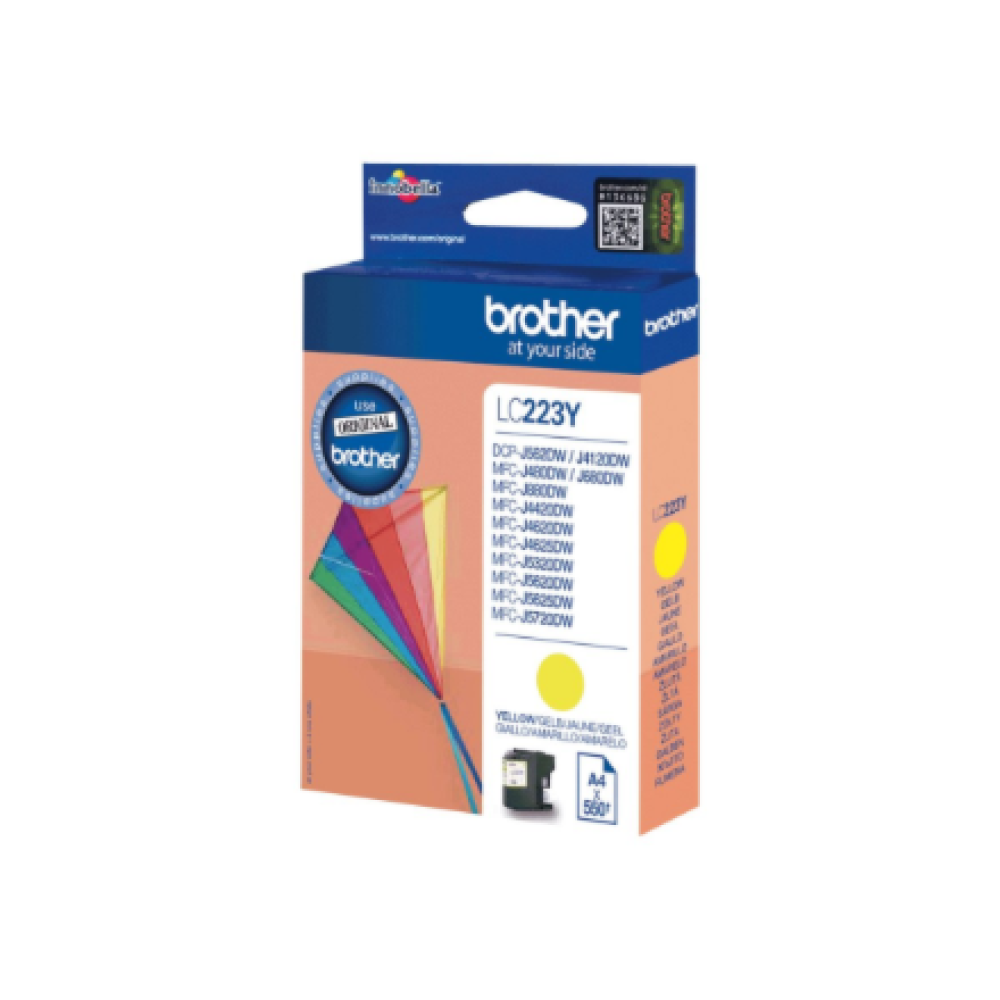 Brother LC-223Y , Ink Cartridge , Yellow