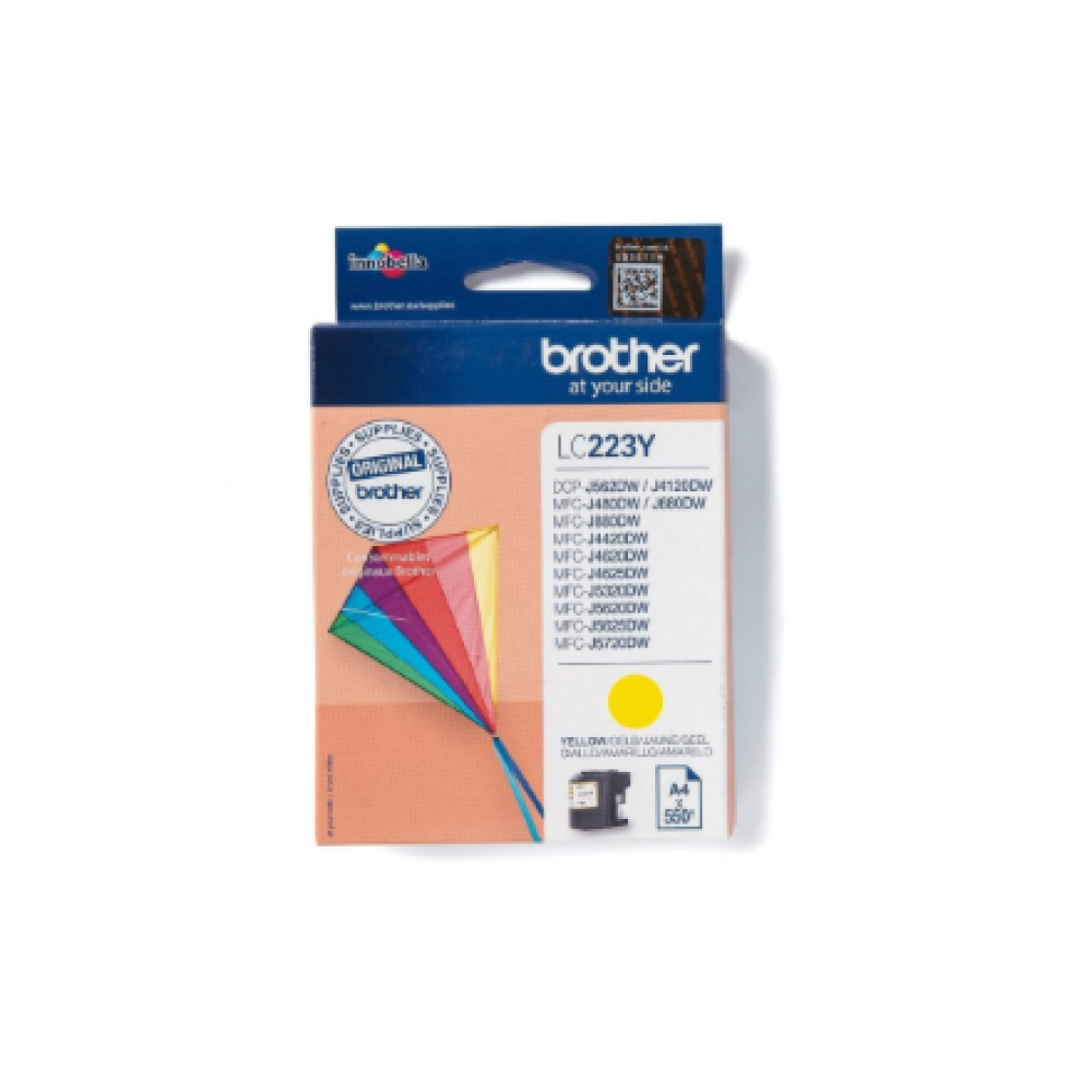 Brother LC-223Y , Ink Cartridge , Yellow