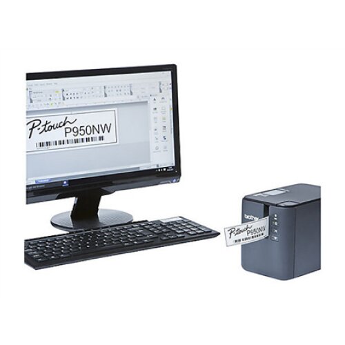 Brother PTP950NW , Mono , Thermal transfer , PC Professional label printer , Wi-Fi , Black