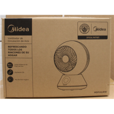 SALE OUT. , Midea Fan , MDF24JRW TurboForce , Table Fan , Number of speeds 5 , Oscillation , Remote control , White , DEMO