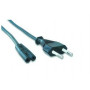 Cablexpert , Power cord (C7), VDE approved , PC-184-075-1.8M , Black , CEE 7/16 to C7