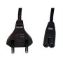 Cablexpert , Power cord (C7), VDE approved , PC-184-075-1.8M , Black , CEE 7/16 to C7