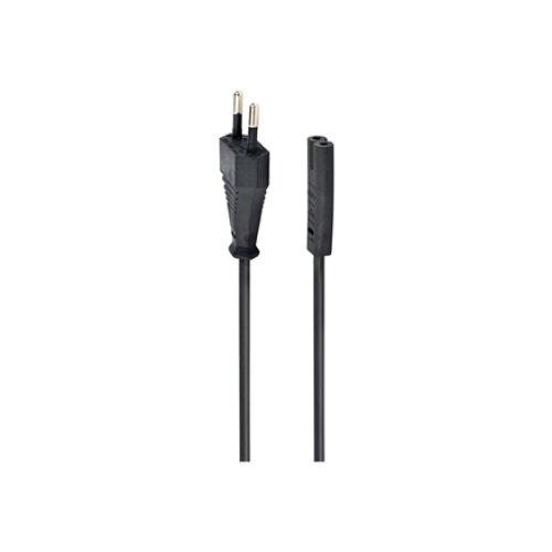 Cablexpert , Power cord (C7), VDE approved , PC-184-075-1.8M , Black , CEE 7/16 to C7