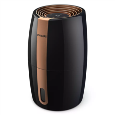 Philips , HU2718/10 , Humidifier , 17 W , Water tank capacity 2 L , Suitable for rooms up to 32 m² , NanoCloud technology , Humidification capacity 200 ml/hr , Black/Copper