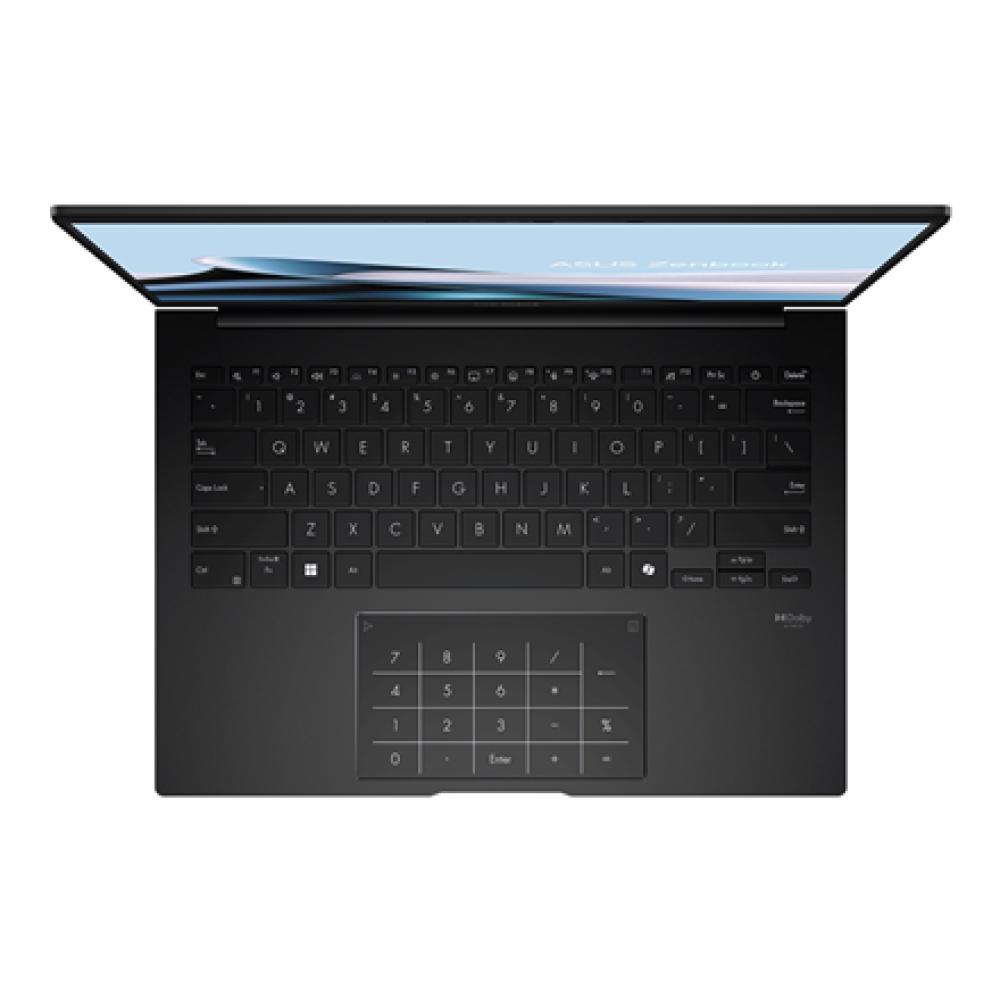 Asus Zenbook 14 UM3406KA-PP164W , Jade Black , 14 , OLED , 3K , 2880 x 1800 pixels , Glossy , AMD Ryzen AI 7 , 350 , 32 GB , LPDDR5X , Solid-state drive capacity 1000 GB , AMD Radeon Graphics , Windows 11 Home , 802.11ax , Bluetooth version 5.3 , Keyboard