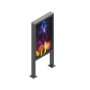 EDBAK , Floor stand , POK101 , 55 , Maximum weight (capacity) 80 kg , Black