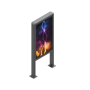 EDBAK , Floor stand , POK101 , 55 , Maximum weight (capacity) 80 kg , Black