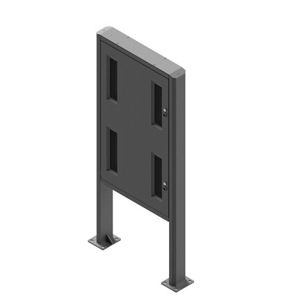 EDBAK , Floor stand , POK101 , 55 , Maximum weight (capacity) 80 kg , Black