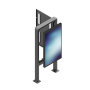 EDBAK , Floor stand , POK101 , 55 , Maximum weight (capacity) 80 kg , Black