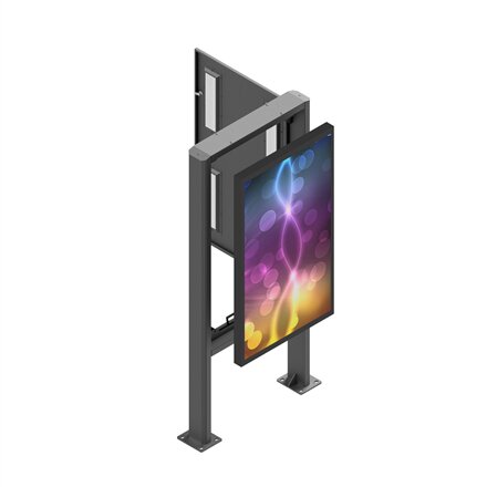 EDBAK , Floor stand , POK101 , 55 , Maximum weight (capacity) 80 kg , Black