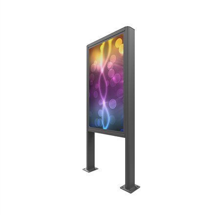 EDBAK , Floor stand , POK101 , 55 , Maximum weight (capacity) 80 kg , Black