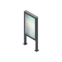 EDBAK , Floor stand , POK101 , 55 , Maximum weight (capacity) 80 kg , Black
