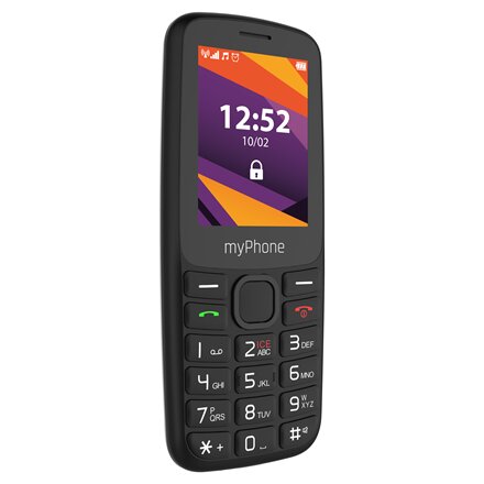 myPhone 6410 LTE , Black , 2.4 , TFT , 64 MB , 128 MB , Dual SIM , Nano SIM , USB version Type-C , Built-in camera , Main camera resolution 0.3 MP , 1400 mAh